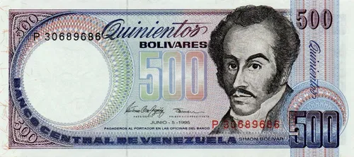 comprar Billete 500 Bolívares 5 De Junio 1995 Serial P8