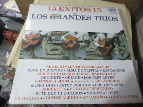 Los Grandes Trios 15 Exitos Lp