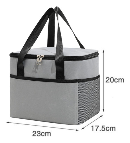 2 Paquete De 2-4 Bolsas Refrigeradoras Grandes Con 2 Piezas