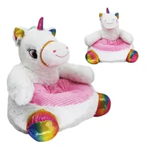 Comprar Sillón Puff Peluche Asiento Niño Unicornio Puff Infantil