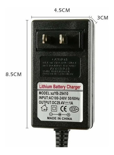 Imagen 4 de 8 de Cable Cargador Scooter Razor Patín Del Diablo Eléctrico E100
