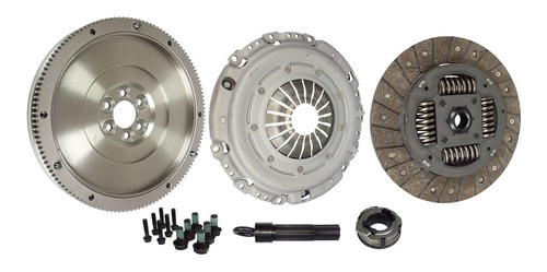 Imagen 1 de 10 de Kit De Clutch Volante Solido 06-11 Vw Bora Rabbi 2.5l L5