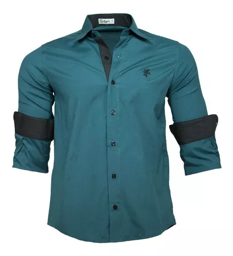 Camisa Xadrez Masculina Kelvy's Preto e Branco