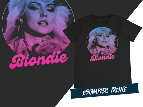 Camiseta Rock Pop New Wave Blondie C2