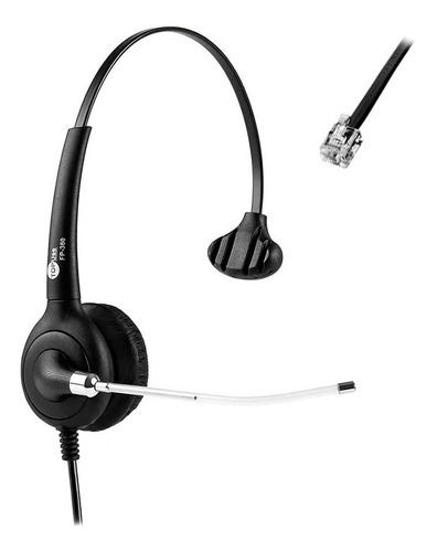 Headset Mono Auricular Rj9 Fp-360 Courino Posição Normal