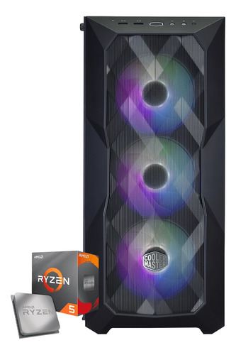 Torre Gamer Td500 Ryzen 5-5600g 16gb Ram Ssd M.2 512gb