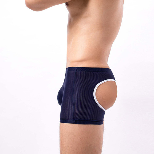 Pantalones Cortos Tipo Bóxer Suaves De Malla Transpirable Pa