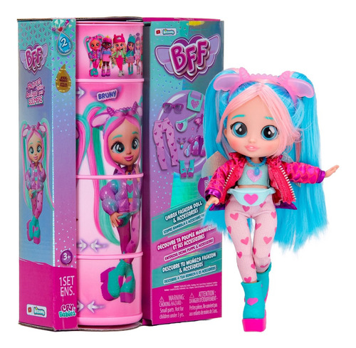 Cry Babies Bff Muñeca Bruny 9 Sorpresas 20 Cm 2023 S2