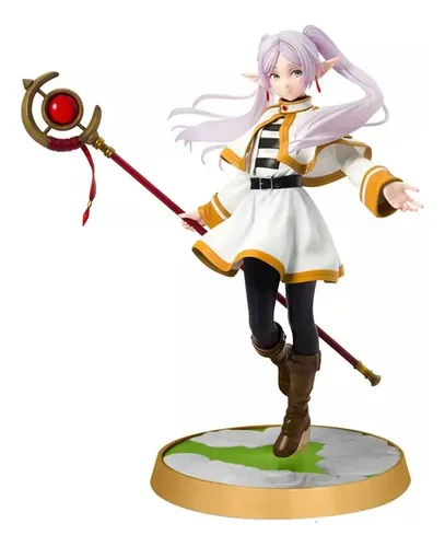 Figura De Anime Frieren De PVC, Estatua De 21 Cm, Personajes Como Fern Y Aura, Ideal Para Decorar Tu Escritorio O Estantería, Regalo Perfecto Para Fans