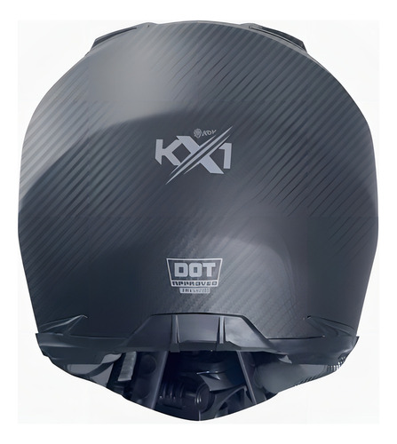 Casco Trail Kov Kx1 Iridium Certificado Dot Fibra De Carbono Color Diseño Fibra De Carbono Tamaño Del Casco L (59cm-60cm