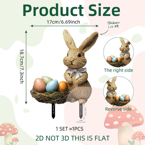 Pascua Conejos De Los Conejos De Huevo De Huevo Decoración