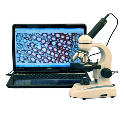 Microscopio Compuesto Oculares, 40x -1000x Ampliación.