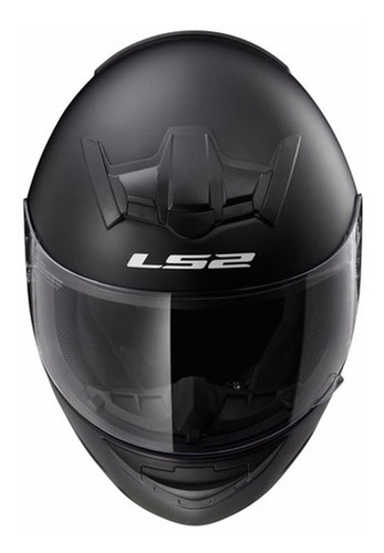 Imagen 2 de 3 de Casco para moto integral LS2 Rookie FF352 gloss black solid talle S