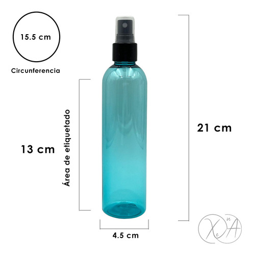 Envases Atomizadores 250 Ml Plastico Colores Perfume X 100