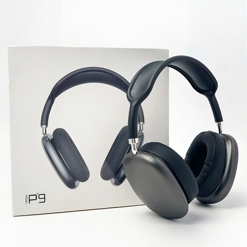 Audífonos Inalámbricos Bluetooth P9 Audio Auriculares Color Negro