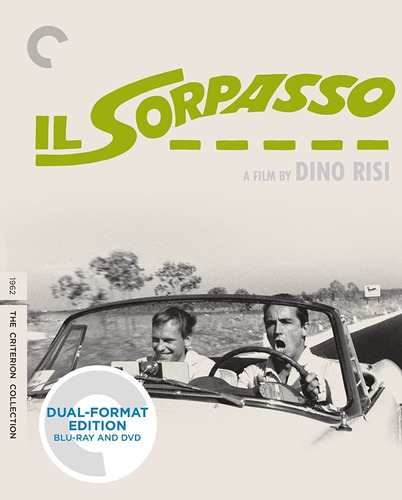 Blu-ray + Dvd Il Sorpasso / Criterion Subtitulos En Ingles