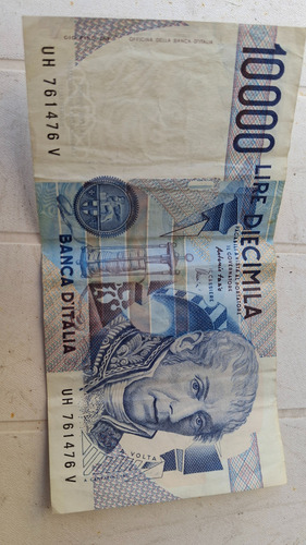 Billetes Liras Italianas 5000 Y 10000 (Usado)