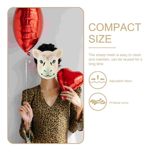 Sheep Mask Cosplay Decorative Mask Halloween Mask