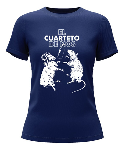 Camiseta Premium Dama Estampada El Cuarteto De Nos 02