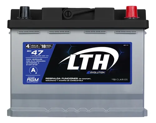 Batería Lth Agm Volkswagen Jetta 1997-2025 - L-47-660 Agm