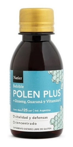 Polen Plus Repotenciado Natier Sin Tacc 125 Cc Apto Veganos