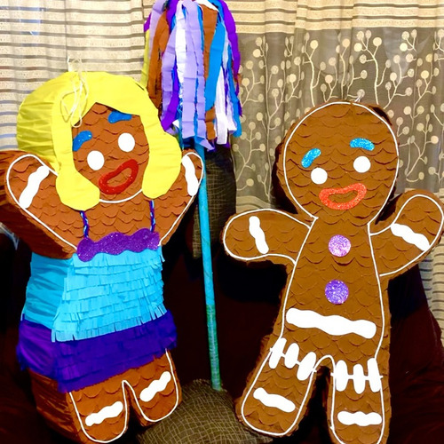 Piñata Galleta Jengibre Artesanal Navidad