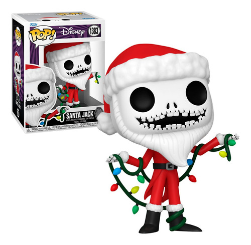 Santa Jack Skellington Funko Pop Extraño Mundo De Jack 1383