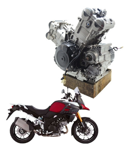 Motor Completo Base Troca Suzuki Dl 1000 V Strom 14-19 Nfe (Usado)