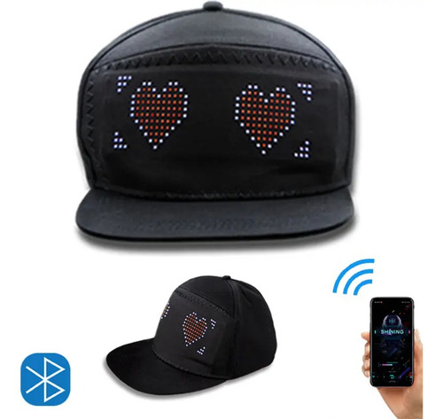 Gorro Pantalla Led Personalizable Bluetooth 