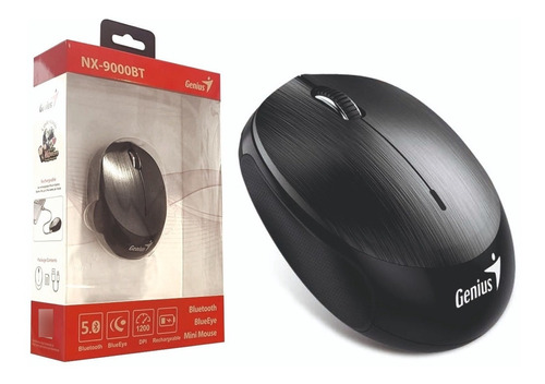 Mouse Inalambrico Genius Nx-9000 Bt Gris
