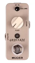 Comprar Pedal Fuzz Distorsion Guitarra True By Pass Grey Faze Mooer
