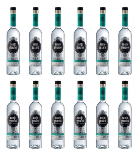 Pack De 12 Mezcal Santo Gusano Joven 750 Ml