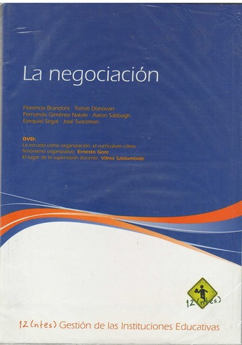 Negociacion, La. Gestion De Las Instituciones Educat, De Es, Vários. Editorial 12ntes Sa. En Español