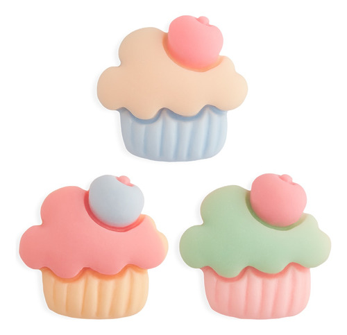 Aplique De Resina Cupcakes X 10 Unidades Deco Souvenirs