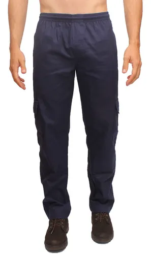 Calça brim masculina para trabalho cheap
