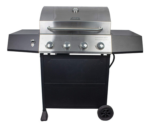 Cuisinart Cgg-7400 Parrilla De Gas De Cuatro Quemadores De T