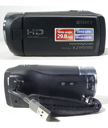 Filmadora Sony Hdr-cx240 Full Hd Alta Definição De Imagem