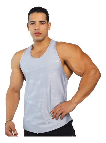 Playera Olimpica Tank Top Licra Spandex Estampada Fenix Fit