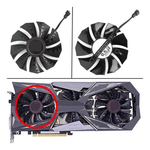 New 85mm Cooler Fan Replacement Para Colorido Igame