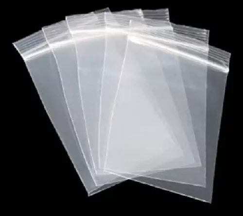 Bolsas transparentes con cierre de 6 x 10 pulgadas (paquete de 100)