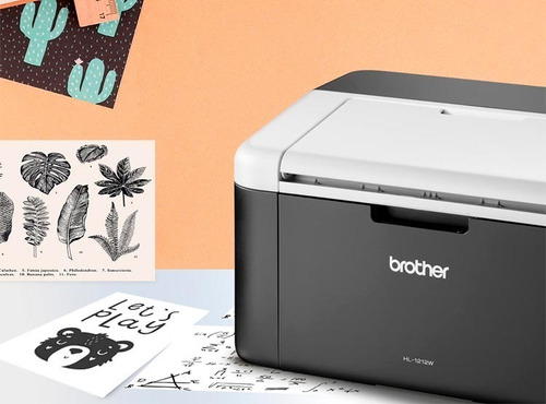 Impresora Simple Función Monocromática Brother Laser Hl-1212w Con Wifi