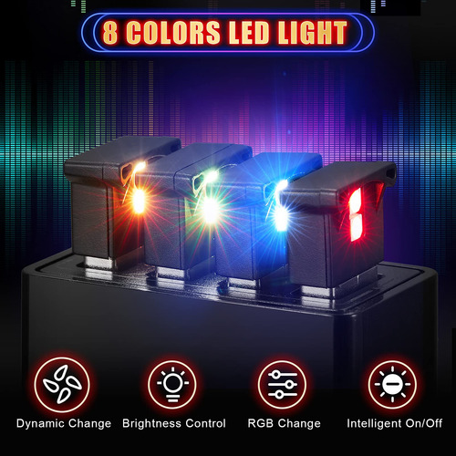 Mini Luz Led Usb Rgb 5v Para Automóvil Y Oficina Color De La Estructura Color De La Pantalla