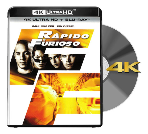 Blu Ray 4k Rapidos Y Furiosos 1