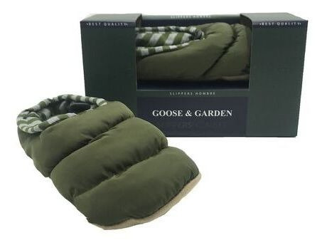 Pantuflas Hombre Confort Goose & Garden Talla L 43/44 Verde