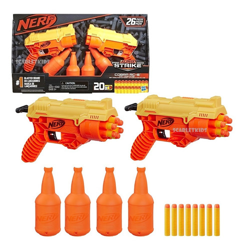 Nerf Alpha Strike Multi Pack 2 Cobra Rc + 20 Dardos + Kit