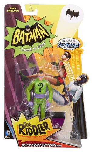 Figura Acertijo Batman Serie Tv Adam West Mattel Riddler 60s | Envío gratis