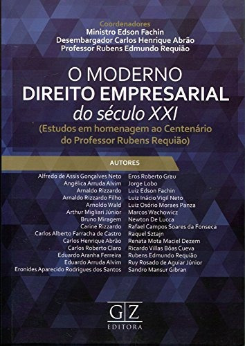 Moderno Direito Empresarial Do Século Xxi, O, De Fachin . Abrao ; Requiao. Editora Gz Editora Em Português