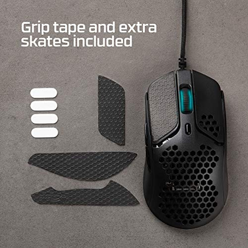 Ratón Gaming Hyperx Pulsefire Haste, Ultraligero 59g,