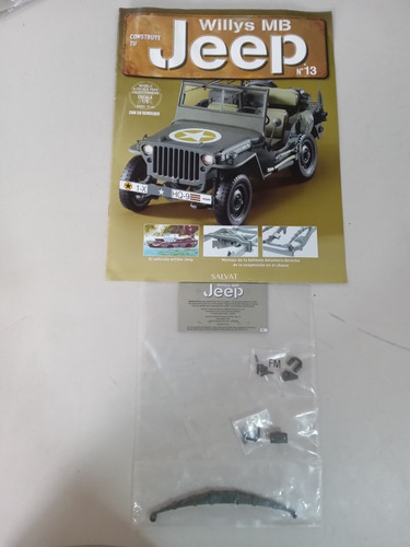 Colección Construye Tu Jeep - Willys Mb #13 Salvat.