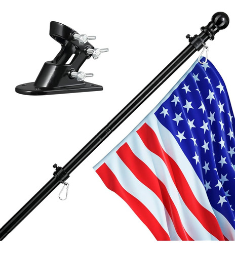 Bird Twig Flag Pole Para House, 5 Ft Flagpole Kit, American 